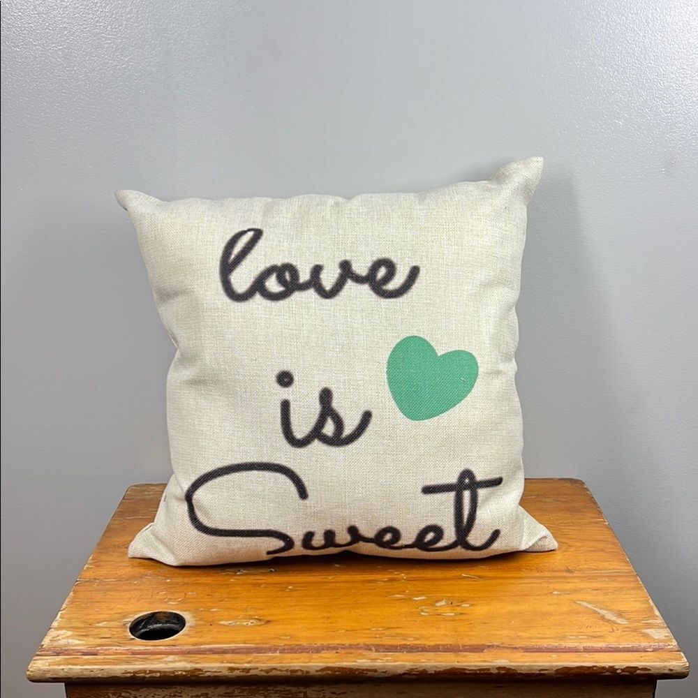 Love is Sweet Decorative Pillow